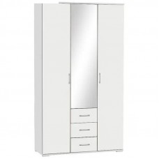 Белла шкаф 3-х ств. белый/белый глянец Белла шкаф 3-х ств. белый/белый глянец
