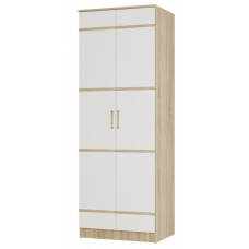 Сакура шкаф 2-х ств. без зеркала дуб сонома/белый БТС Сакура шкаф 2-х ств. без зеркала дуб сонома/белый БТС
