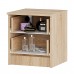 Сакура тумба прикроватная дуб сонома/белый БТС Сакура тумба прикроватная дуб сонома/белый БТС