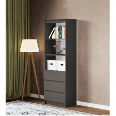 Стеллаж «Мадера», 604×370×1800 мм, цвет графит Стеллаж «Мадера», 604×370×1800 мм, цвет графит